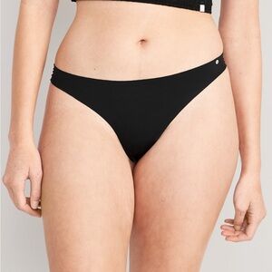 Sleek black thong panties smooth seamless Comfortable XXL NWT black qty 2